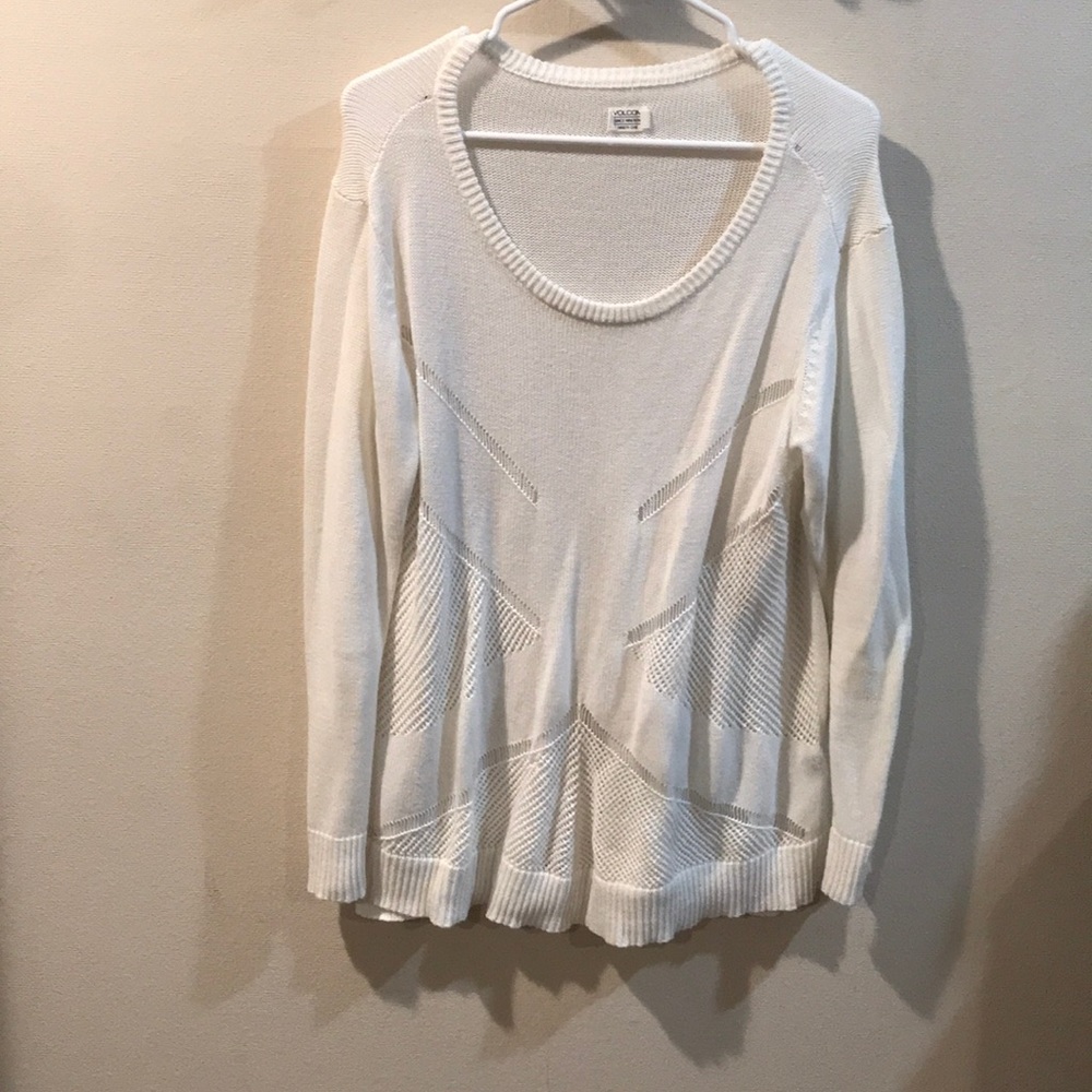 White Volcom Sweater